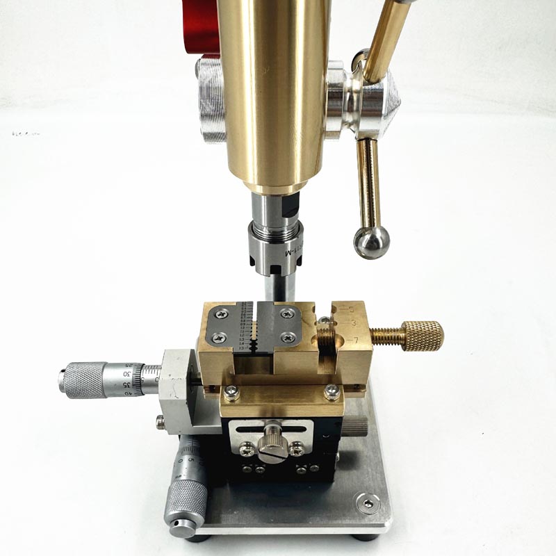 Drill Press - 多機能ミニ精密ドリルプレス、コンパクトデスクトップ穴あけ機、時計ムーブメントのネジや小型部品の穴あけに最適