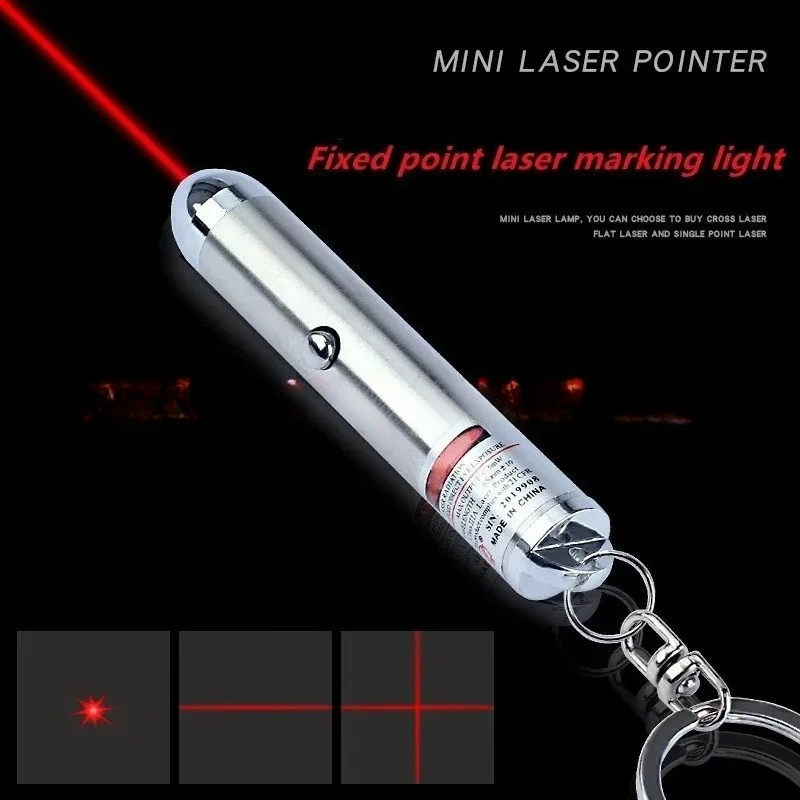 Spirit Level - ミニクロスレーザー水平マーキングライト機器機器位置決め科学ポインターペン。