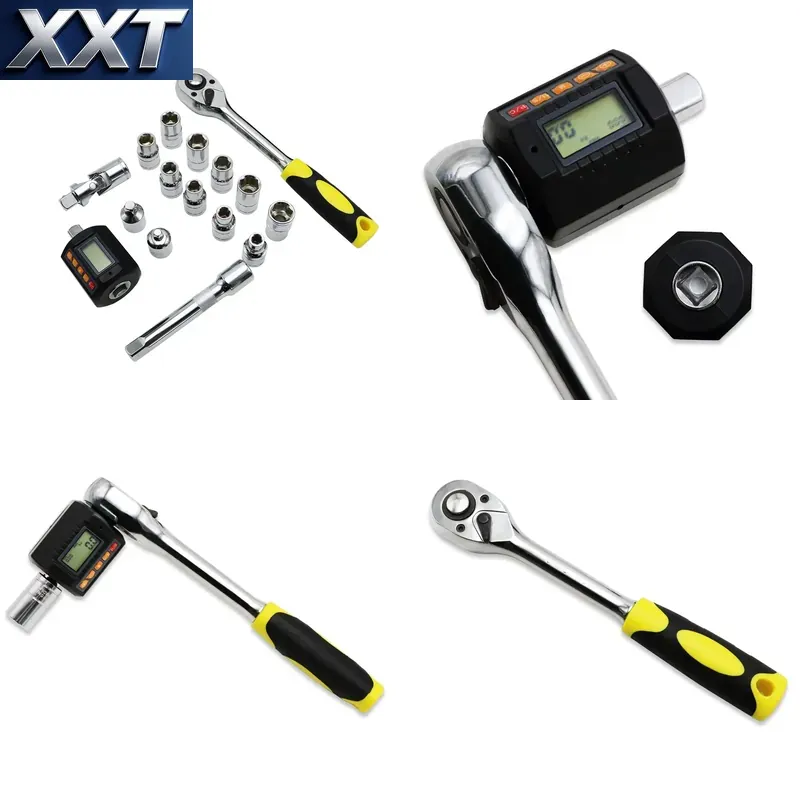Socket Wrench - XXT SHAHE 多機能レンチソケットセット デジタルトルクメーター 1/2インチ ラチェットドライブソケットセット