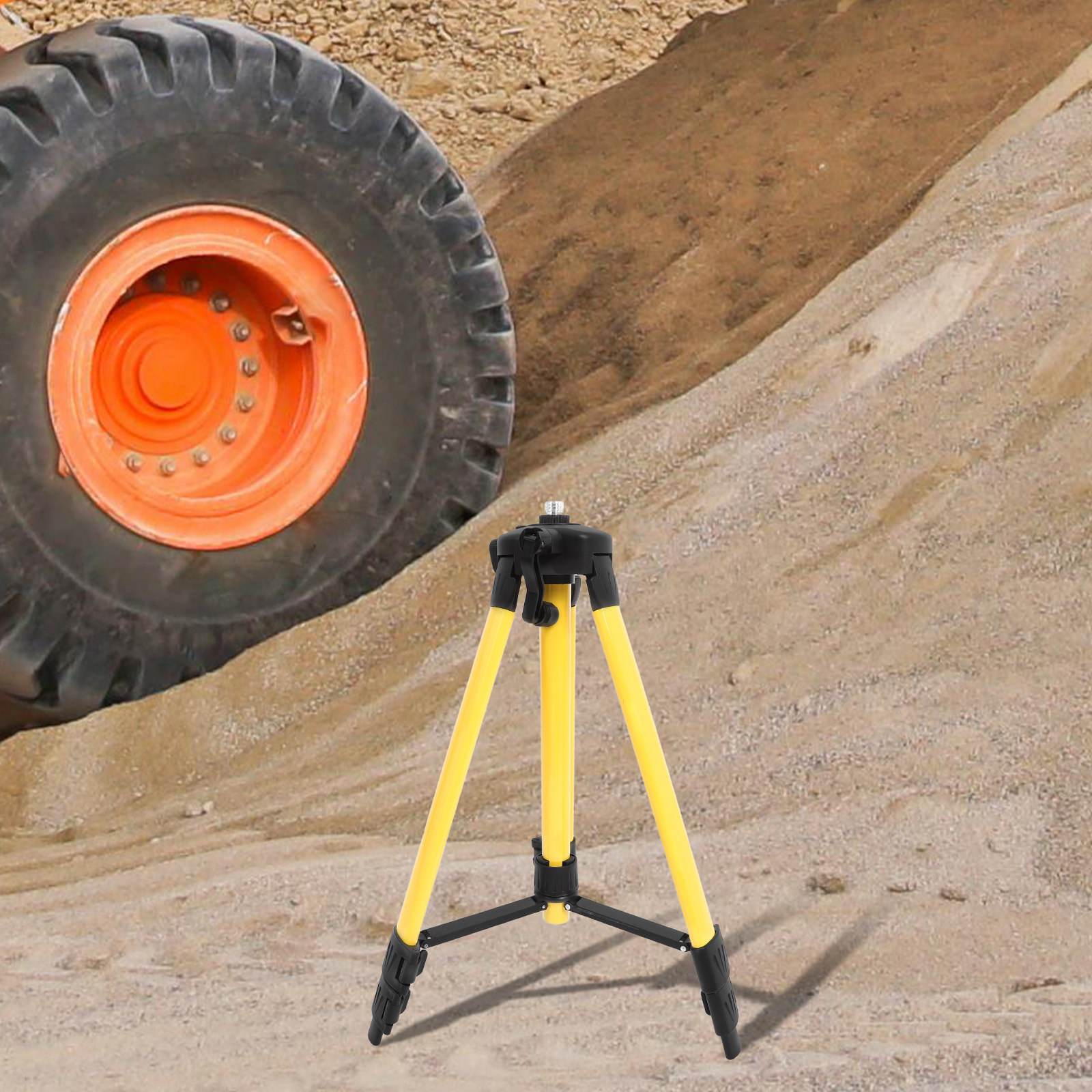 1個入り、スチール製水平器、三脚、黄色ナイロン製サポートロッ - Spirit Level のレビューと価格