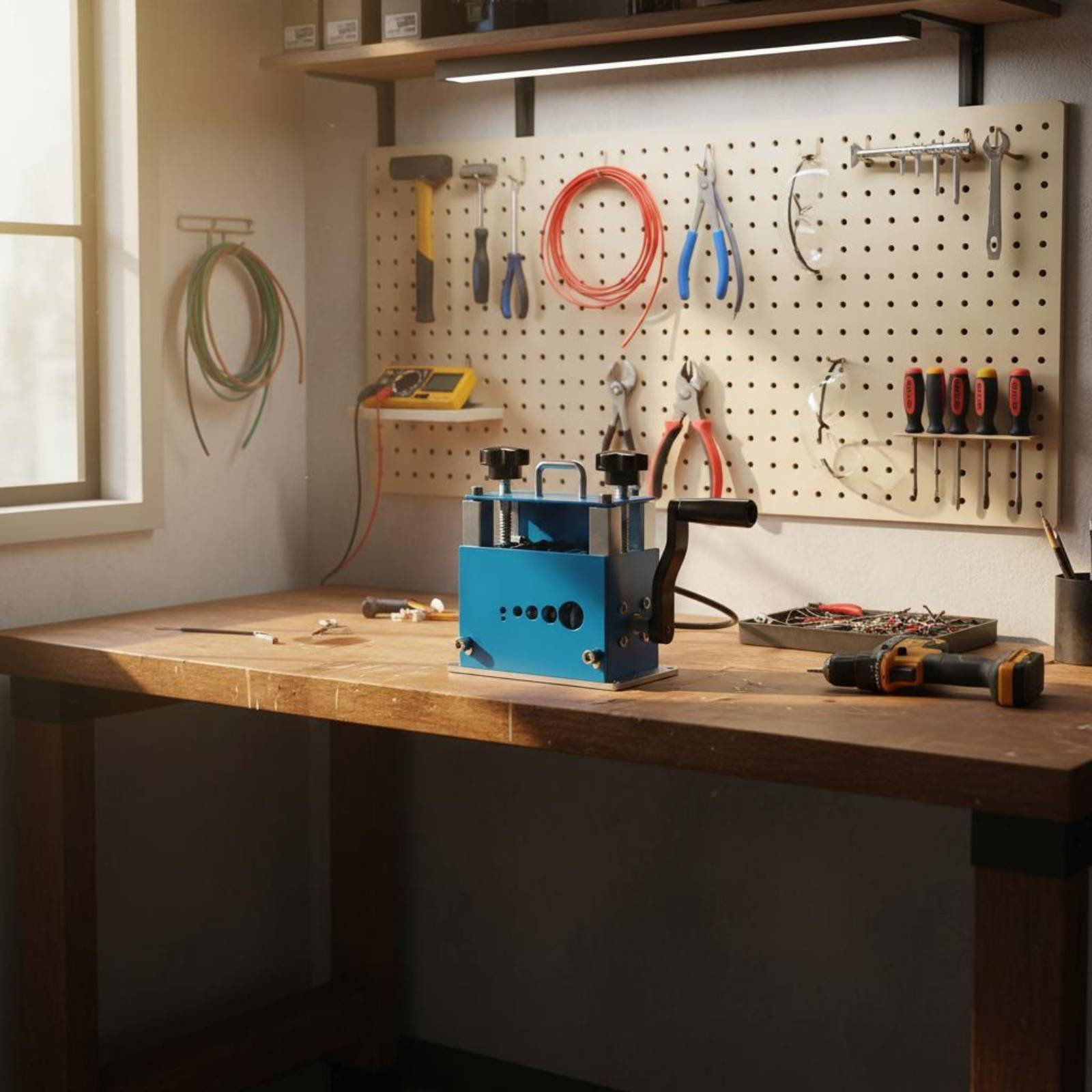 多穴コードピーラー ツインドライブハンドクランクワイヤースト - Hand Tools In Workshop のレビューと価格
