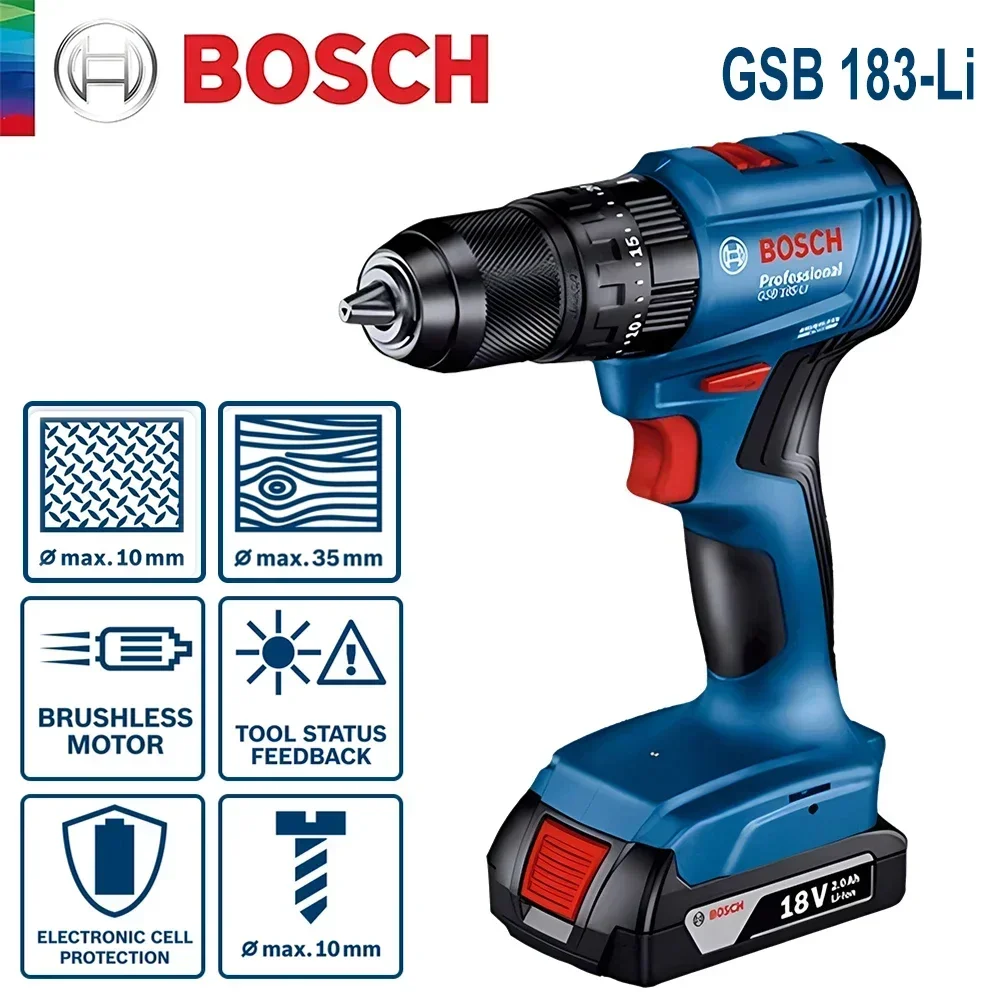 ボッシュ GSB183-LI 18V コードレス インパクト - Screwdriver Set のレビューと価格