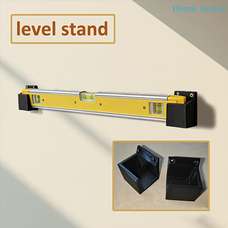 2個入り壁掛け水準器ホルダー、耐久性のある構造、ガレージや作 - Spirit Level のレビューと価格