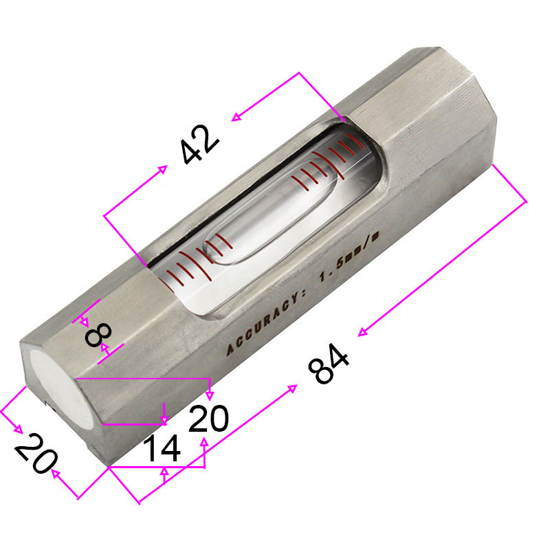 高精度ステンレス鋼バブル,ミニレベルツール,0.1mm,0. - Spirit Level のレビューと価格